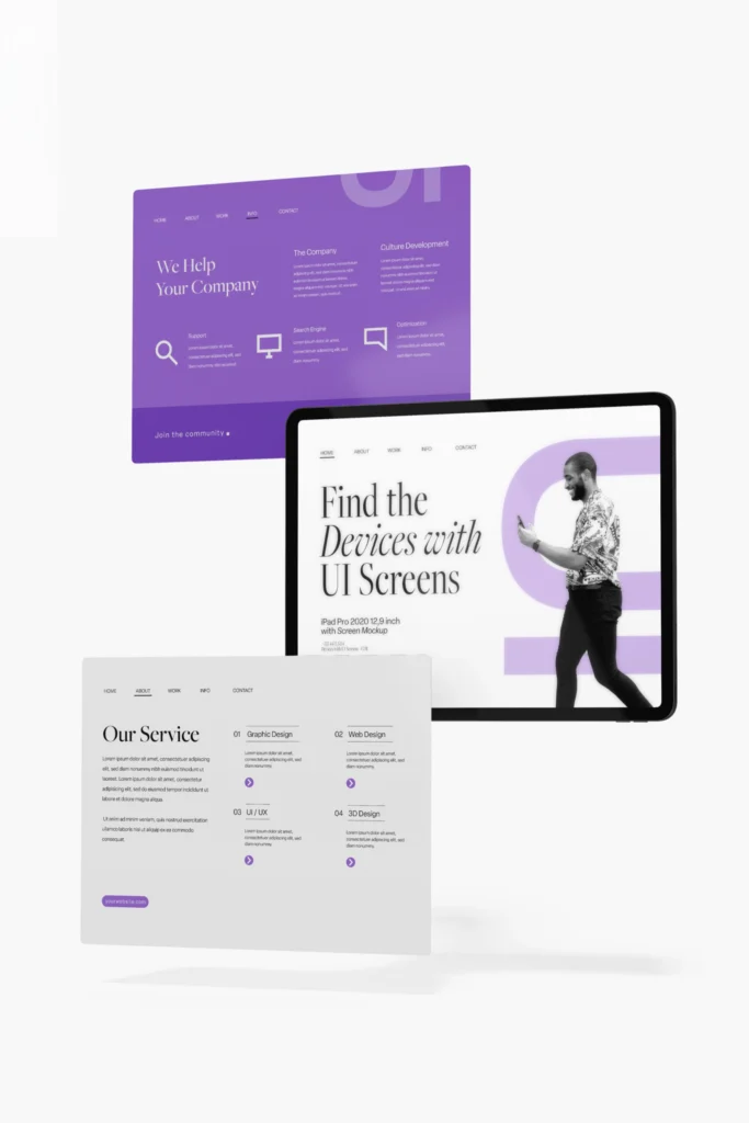 web design about first